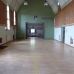 Imposing Main Hall with high ceilings and sprung floor at Tewin Memorial Hall